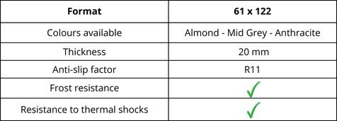 features slash line outdoor tile